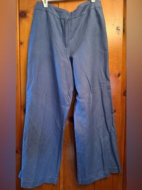 LOFT | Linen Wide-Leg Trousers